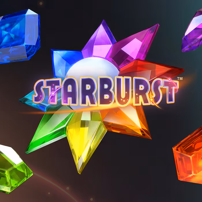 Starburst slot - Classic space-themed game with expanding wilds and vibrant gemstones